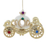 Royal Pumpkin Carriage Ornament White Top Right Side