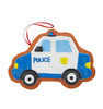 Set of 3 Emergency Vehicle Cookie Ornaments Police Car