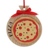 Italian Food Pizza on Cutting Board Ornament