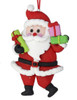Fun Claydough Snowman or Santa Ornament Santa
