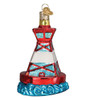 Holiday Buoy Glass Ornament Back