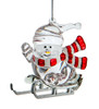 Fun in the Snow Snowman Ornament Sled