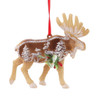 Cut-Out Forest Scene Moose Ornament Dark Right Side