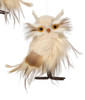 Natural Beige Owl Ornament Tufts