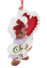 Gingerbread Cookie Baker with Red Heart Ornament Girl Side