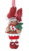 Dingling Gingerbread Cookie Baker with Cupcake Body Ornament Girl Front