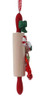 3D Gingerbread Cookie Baker on Rolling Pin Ornament Girl Side