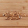 Leopard Ornament inset Wood Back Ground