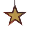 Star Intarsia Wood Ornament