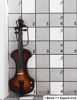Mini Electric Violin Ornament size chart