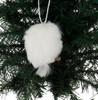 Hanging Fluffy Baby Owl Ornament with Branch Garland Back