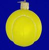 Tennis Ball Old World Christmas Glass Ornament 44013 inset
