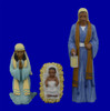 Ebony Black Nativity Set Holy Family