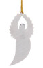 Flat Back Serenity African American Angel Ornament Back