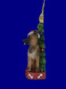 German Shepherd with Christmas Tree Ornament side