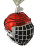 Ice Hockey Helmet Glass Ornament by Old World Christmas 44113