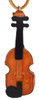 Small Leather Violin Ornament