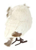 Soft Cream and Brown Owl Ornament or Decor with legs no tuffs back