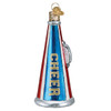 Cheer Megaphone Glass Ornament left side