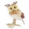 Fall Harvest Owl Figurine right facing front