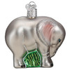 Standing Baby Elephant Glass Ornament right side