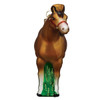 Quarter Horse Glass Ornament front