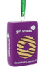 Girl Scout Cookie Ornament coconut front