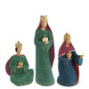 Large Caucasian Nativity - 7 piece Set 3 kings fornt