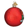 4 Square Ball Glass Ornament  side