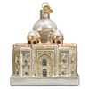 Taj Mahal Glass Ornament back