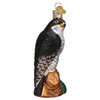 Peregrine Falcon Glass Ornament side