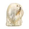 Lhaso Apso Glass Ornament front