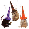 Buri Witch Mouse Halloween Ornament