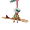 Playful Child Gingerbread Baking Utensil Ornament Spoon Front