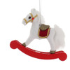 Furry Rocking Horse Ornament