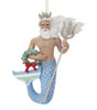 Striped Tail Sea King Neptune Ornament Wreath Front
