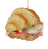 Imitation Croissant Sandwich Foam Ornament no tomato right side