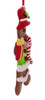 Gingerbread Boy or Girl Decorated Cookie Ornament Boy Side