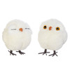 Cute Plush Fabric Baby Owl with Legs Ornament