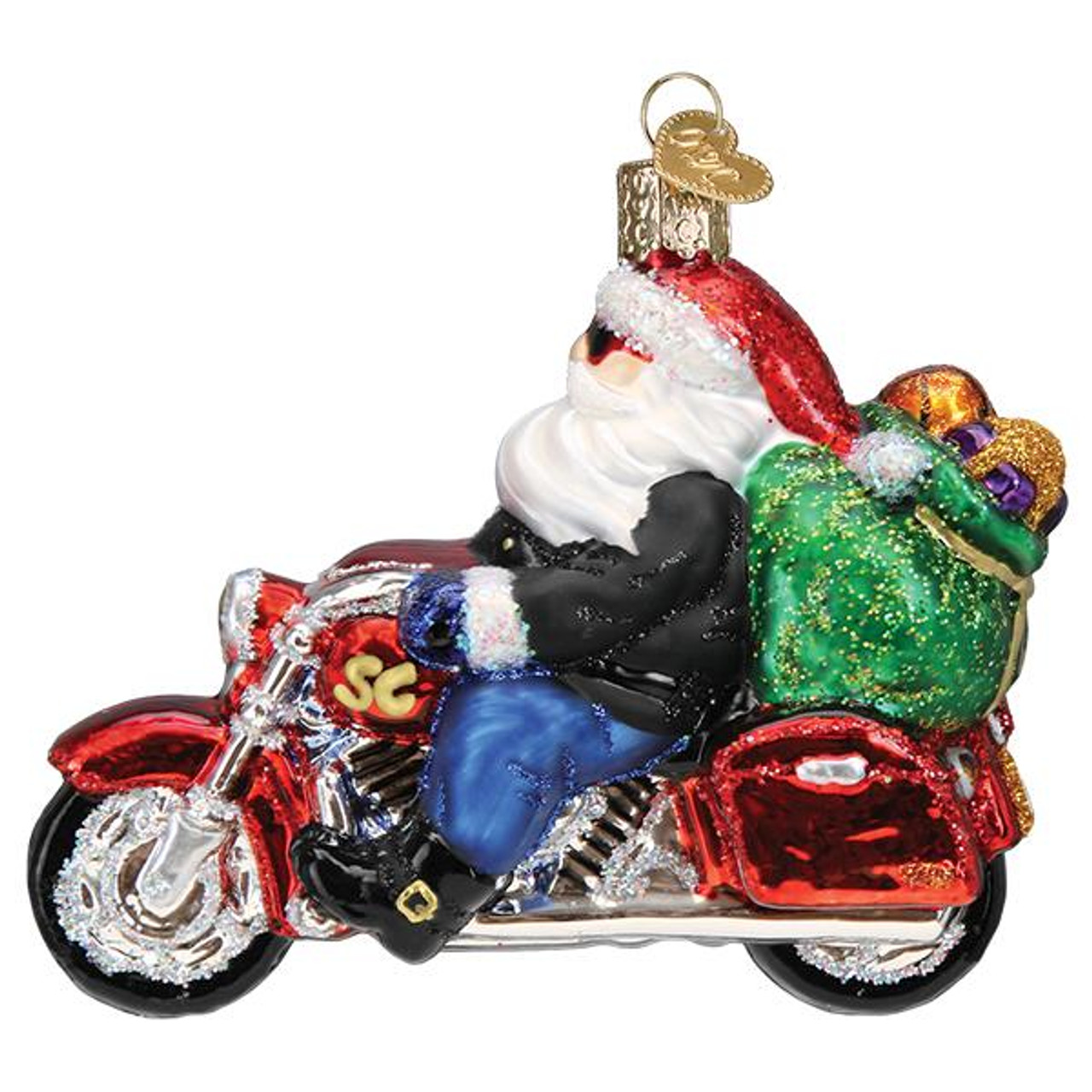 Christmas Motorbike Racing Xmas Season Bike Racing Christmas Bike Racing Xmas Gnome Lover Throw Pillow 18x18 Multicolor 