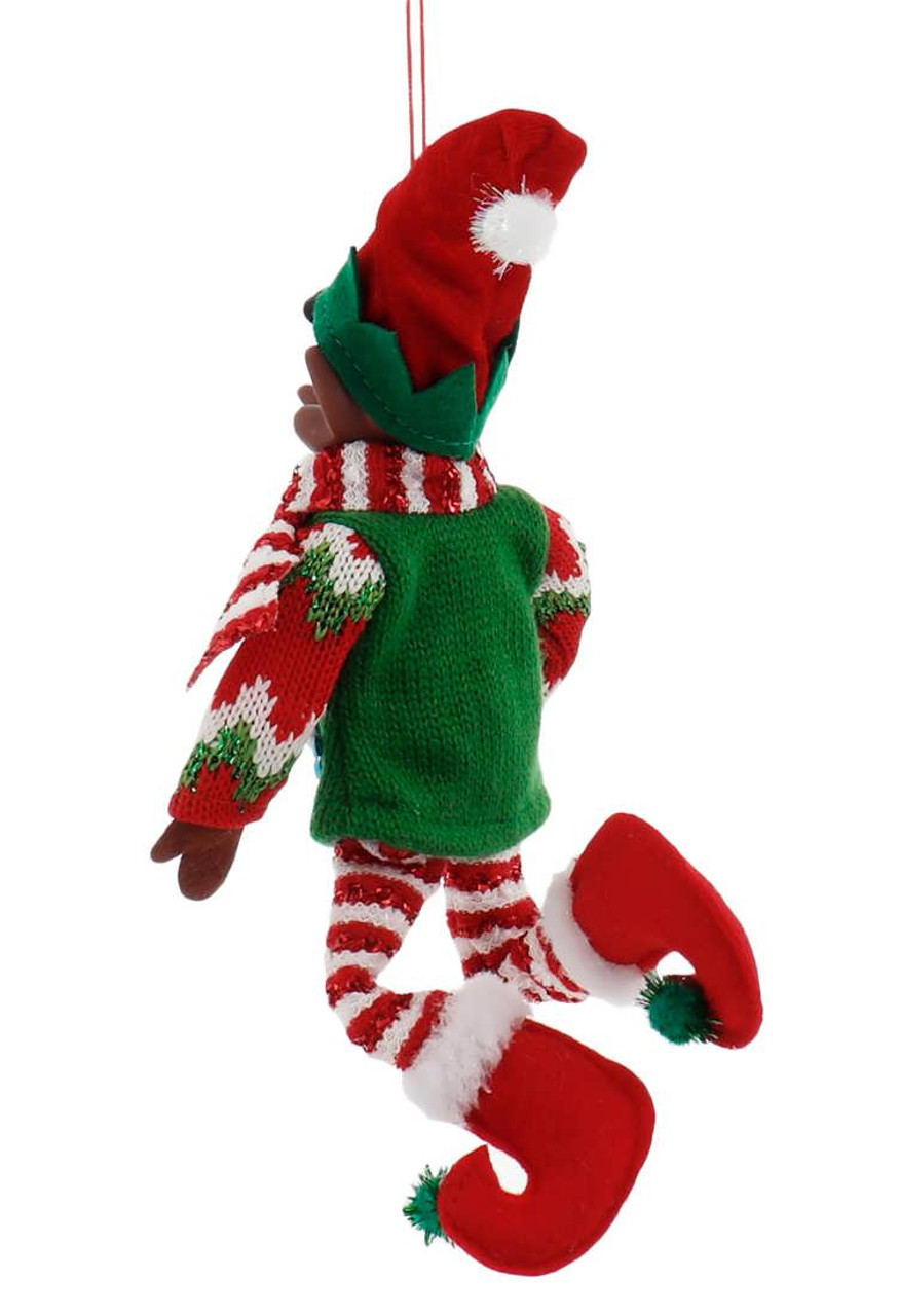 Elf On The Shelf 27 Huggable African American Girl Elf, Black Elf On The  Shelf, Christmas Novelties