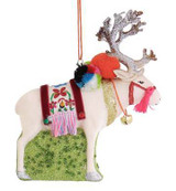 Santa Theme Ornaments - Glass