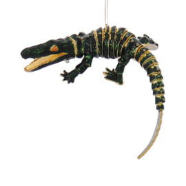 Cloisonne Alligator Ornament