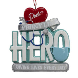 Front Line Hero Doctor Ornament