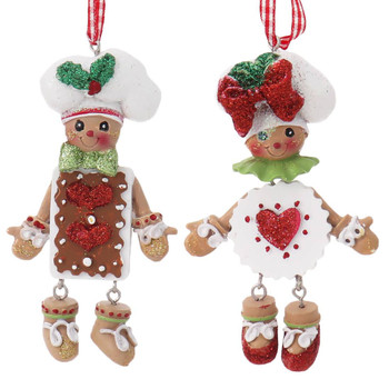 Dangle Legs Gingerbread Cookie Ornament