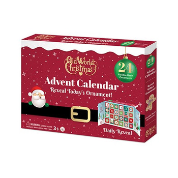 OWC Advent Calendar with 24 Ornaments Closed Box