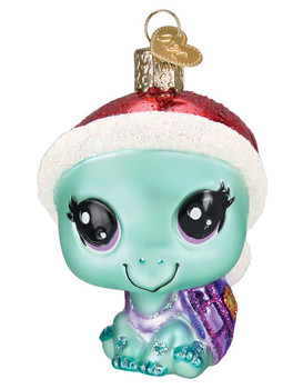 Hasbro Littlest Pet Shop Bev Glass Ornament