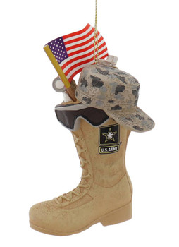 U.S. Army Boot Gear Ornament