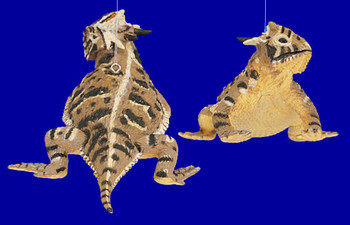 Horned Lizard Ornament aka Horned Toad inset