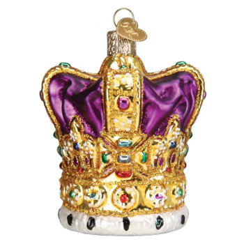 Kings Crown Old World Christmas glass ornament 36336 side